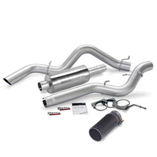 Load image into Gallery viewer, Banks Power 06-07 Chevy 6.6L CCLB Monster Exhaust System - SS Single Exhaust w/ Black Tip AJ-USA, Inc