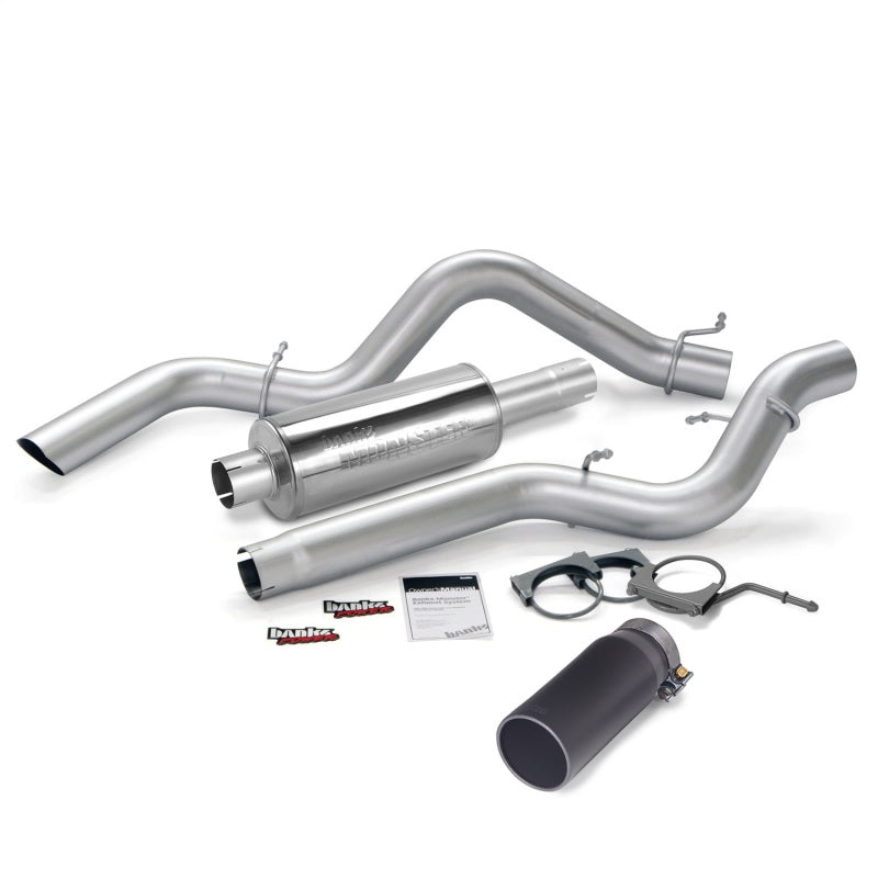 Banks Power 06-07 Chevy 6.6L ECSB Monster Exhaust System - SS Single Exhaust w/ Black Tip AJ-USA, Inc