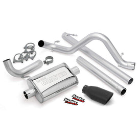 Banks Power 07-11 Jeep 3.8L Wrangler Unlimited - 4dr Monster Exh Sys - SS Single Exh w/ Black Tip AJ-USA, Inc