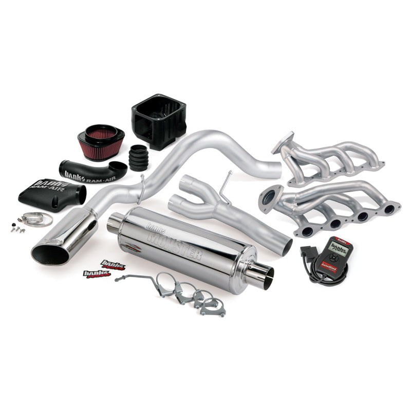 Banks Power 10 Chevy 5.3L CCSB FFV PowerPack System - SS Single Side-Exit Exhaust w/ Chrome Tip AJ-USA, Inc