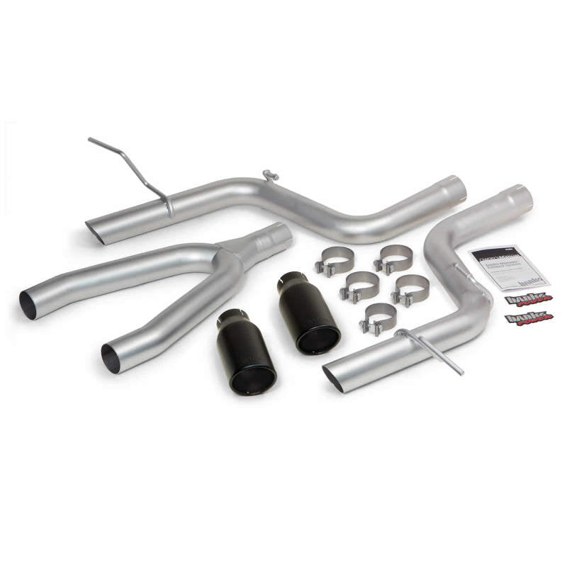 Banks Power 14 Jeep Grand Cherokee 3.0L Diesel Monster Exhaust Sys - SS Single Exhaust w/ Black Tip AJ-USA, Inc