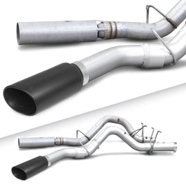 Banks Power 17+ GM Duramax L5P 2500/3500 Monster Exhaust System - SS Single Exhaust w/ Black Tip AJ-USA, Inc