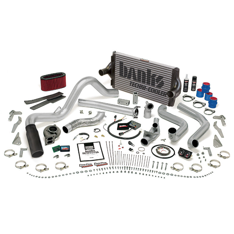 Banks Power 94-95.5 Ford 7.3L Auto PowerPack System - SS Single Exhaust w/ Black Tip AJ-USA, Inc