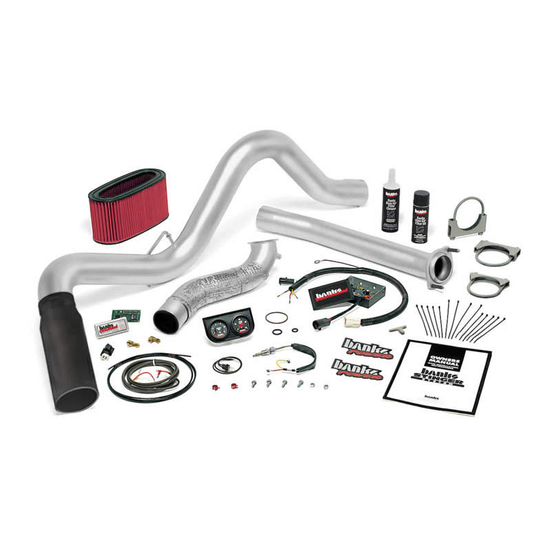 Banks Power 94-95.5 Ford 7.3L Man Stinger System - SS Single Exhaust w/ Black Tip AJ-USA, Inc