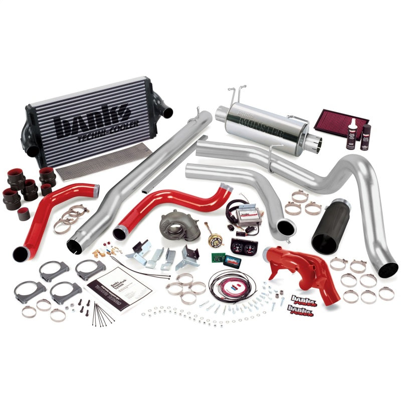 Banks Power 99 Ford 7.3L F250/350 Auto PowerPack System - SS Single Exhaust w/ Black Tip AJ-USA, Inc
