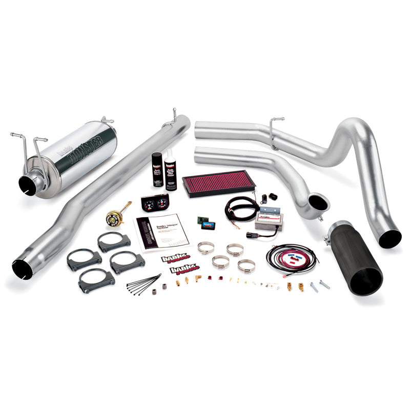 Banks Power 99 Ford 7.3L F250/350 Man Stinger System - SS Single Exhaust w/ Black Tip AJ-USA, Inc
