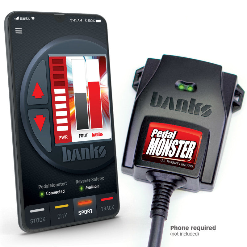 Banks Power Pedal Monster Kit (Stand-Alone) 07-19 RAM 2500/3500/11-20 Ford F-Series 6.7L Use w/Phone AJ-USA, Inc