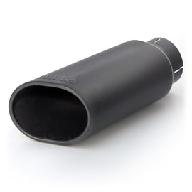 Banks Power Tailpipe Tip Kit - SS Obround Slash Cut - Black - 3.5in Tube - 4.38in X 5.25in X 13.38in AJ-USA, Inc