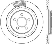 Load image into Gallery viewer, StopTech Slotted &amp; Drilled Sport Brake Rotor - 2015 Ford Mustang GT - Rear Right