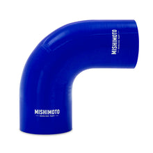 Load image into Gallery viewer, Mishimoto Silicone Reducer Coupler 90 Degree 3in to 3.75in - Blue