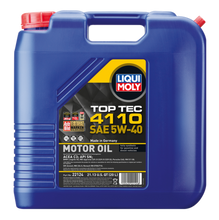 Load image into Gallery viewer, LIQUI MOLY 20L Top Tec 4110 Motor Oil SAE 5W40