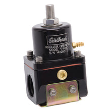 Load image into Gallery viewer, Edelbrock Fuel Pressure Regulator Carbureted 180 GPH 5-10 PSI -10 In/Out -6 Return Black