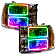 Load image into Gallery viewer, Oracle 07-13 GMC Sierra SMD HL - Square Ring Design - ColorSHIFT w/o Controller