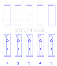 Load image into Gallery viewer, King Engine Bearings Nissan SR20DE (Size 0.5mm) Performance Main Bearing Set