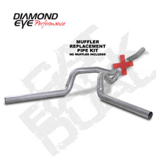 Load image into Gallery viewer, Diamond Eye KIT 4in Catback MFLR REPLACMENT PIPE DUAL AL: 2006-2007.5 CHEVY/GMC 6.6L 2500/3500
