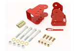 BMR 78-87 G-Body Bolt-On Control Arm Relocation Brackets - Red