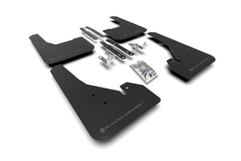 Rally Armor 18-26 Toyota Corolla Hatchback Black UR Mud Flap Grey Logo