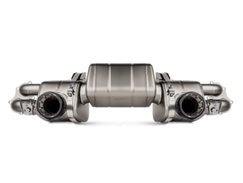 Akrapovic 2020+ Porsche Cayman GT4 (718) Slip-On Race Line (Titanium) (Req Tips / Option 2)