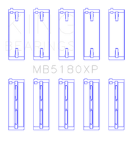 Load image into Gallery viewer, King Engine Bearings Renault F8Q/F7R/F8M (Size STD) Performance Main Bearing Set