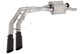 Gibson 17-19 Ford F-150 Raptor 3.5L 3in Cat-Back Super Truck Exhaust - Black Elite