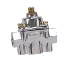 Load image into Gallery viewer, Edelbrock Fuel Pressure Regulator Carbureted 160 GPH 5-10 PSI 3/8In In/Out 3/8In Return Blue/Clear
