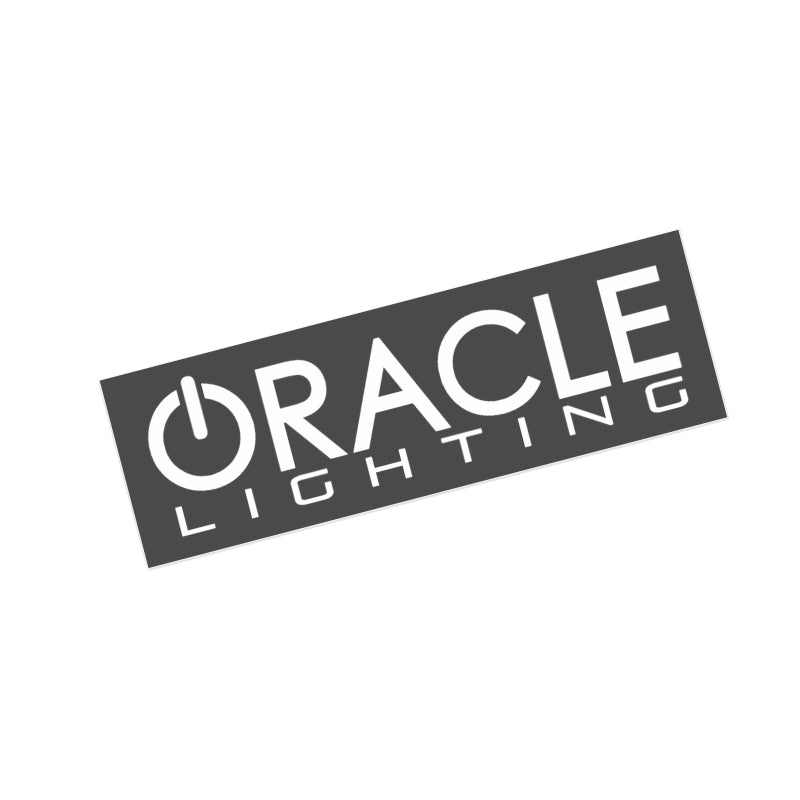 Oracle Decal 12in - White SEE WARRANTY