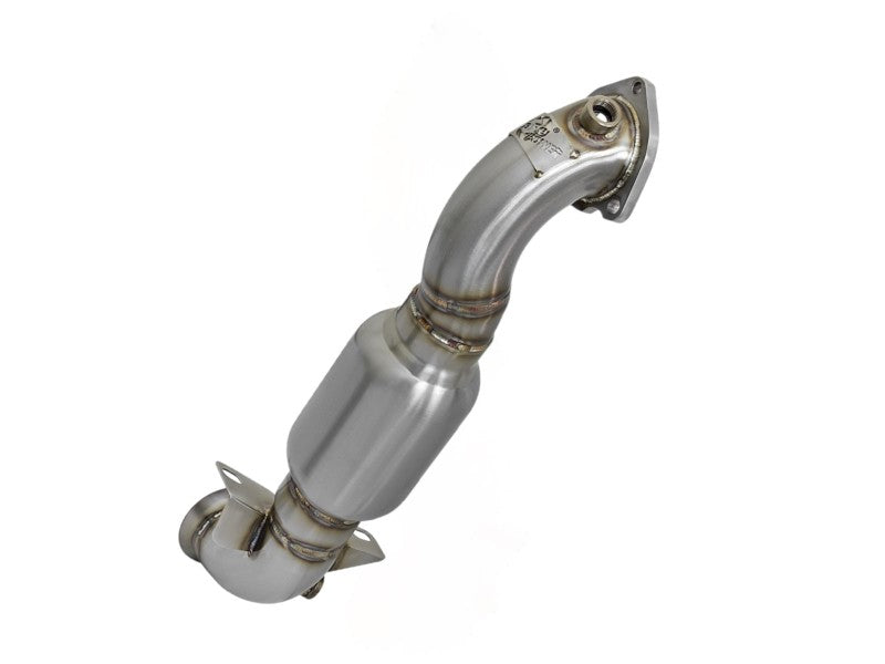 aFe 09-13 MINI Cooper S (R56) L4 1.6L (t) Twisted Steel Down Pipe 2-1/2in 304 Stainless Steel w/ Cat AJ-USA, Inc