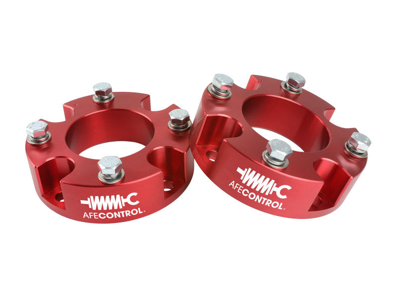 aFe CONTROL 2.0 IN Leveling Kit 07-21 Toyota Tundra - Red AJ-USA, Inc