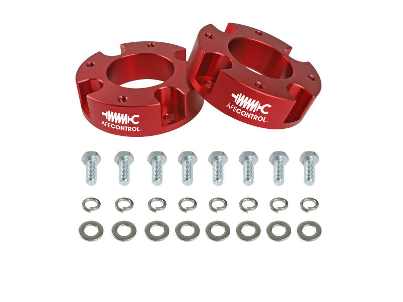 aFe CONTROL 2.0 IN Leveling Kit 07-21 Toyota Tundra - Red AJ-USA, Inc