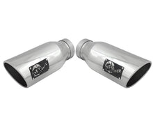 Load image into Gallery viewer, aFe Large Bore-HD 4in 409 Stainless Steel DPF-Back Exhaust w/Polished Tips 15-16 Ford Diesel Truck AJ-USA, Inc