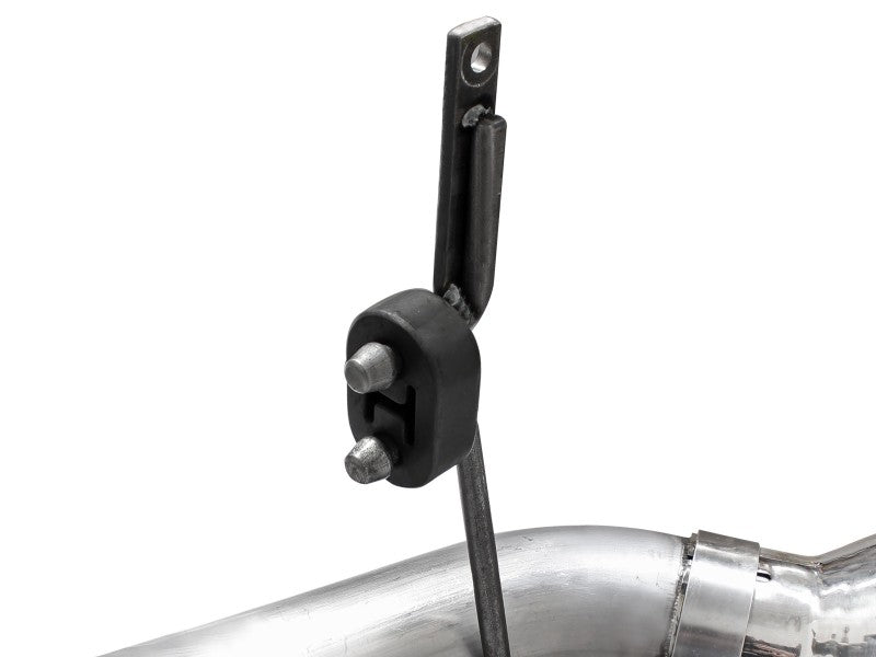 aFe Large Bore-HD 4in 409 Stainless Steel DPF-Back Exhaust w/Polished Tips 15-16 Ford Diesel Truck AJ-USA, Inc