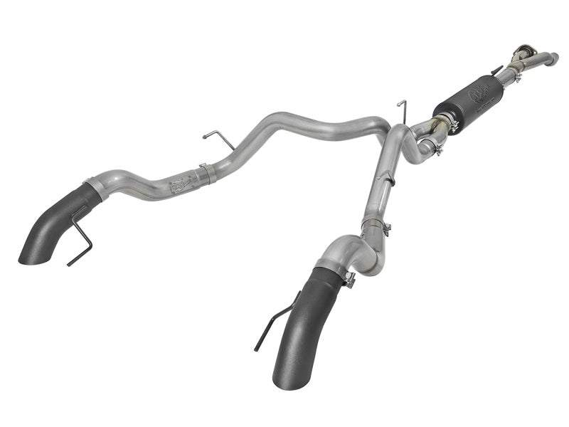 aFe MACH Force-Xp Cat-Back Exhaust w/Dual Hi-Tuck Tips Black 17-18 Ford F-150 Raptor V6-3.5L (tt) AJ-USA, Inc