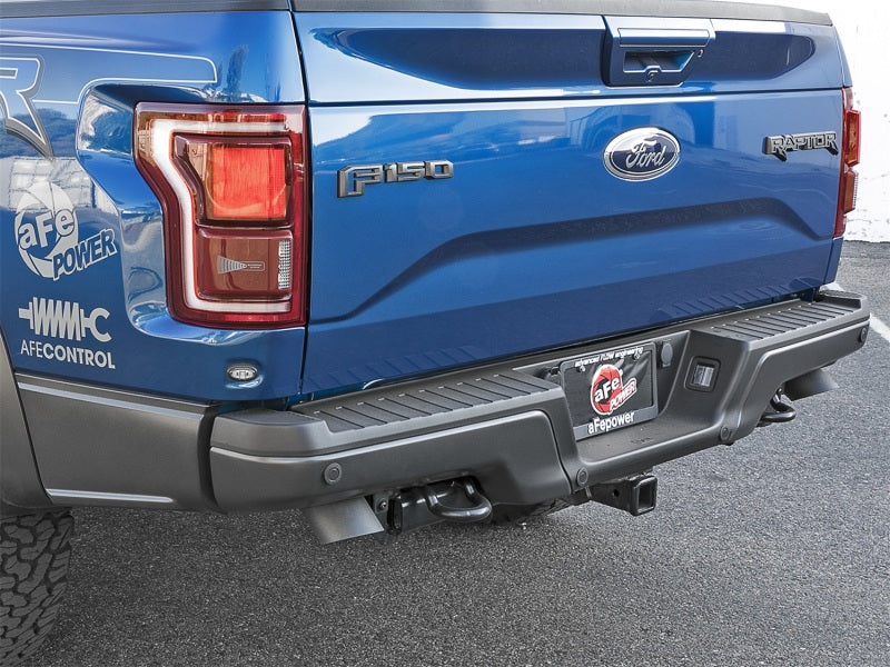 aFe MACH Force-Xp Cat-Back Exhaust w/Dual Hi-Tuck Tips Black 17-18 Ford F-150 Raptor V6-3.5L (tt) AJ-USA, Inc