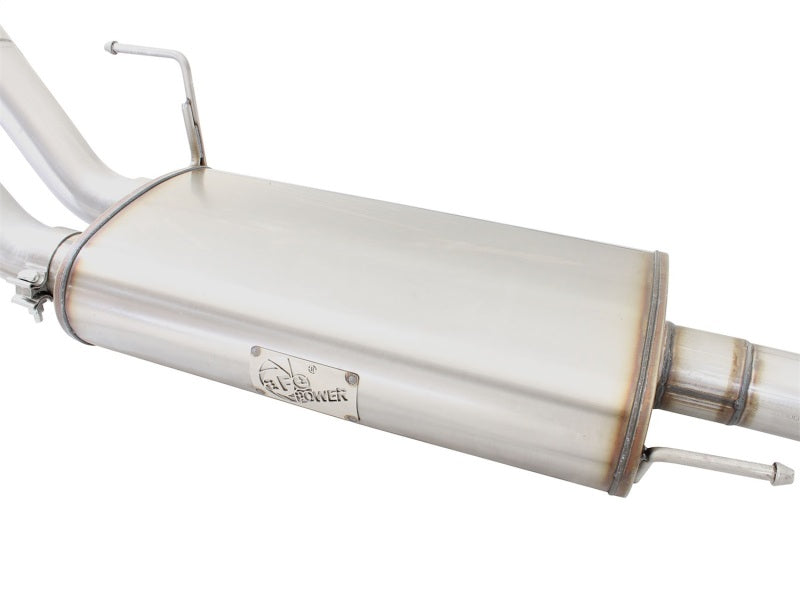 aFe MACHForce XP Exhaust 3in SS Dual Side Exit CB w/ Black Tips 15 Ford F150 Ecoboost V6-2.7L/3.5L AJ-USA, Inc