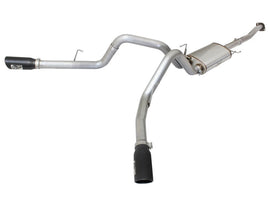 aFe MACHForce XP Exhaust 3in SS Dual Side Exit CB w/ Black Tips 15 Ford F150 Ecoboost V6-2.7L/3.5L AJ-USA, Inc