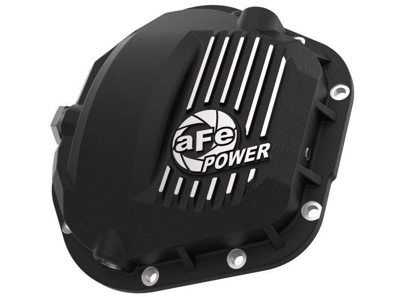 aFe Pro Series Dana 60 Front Differential Cover Black w/ Machined Fins 17-20 Ford Trucks (Dana 60) AJ-USA, Inc