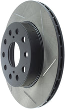 Load image into Gallery viewer, StopTech Power Slot 1/90-95 Toyota MR2 Rear Left SportStop Slotted Rotor