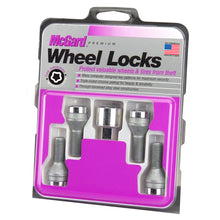 Load image into Gallery viewer, McGard Wheel Lock Bolt Set - 4pk. (Cone Seat) M12X1.75 / 19mm Hex / 28.9mm Shank Length - Chrome