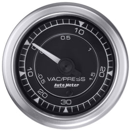 Autometer Chrono 2-1/16in 30INHG-30PSI Vacuum/Boost Gauge