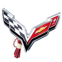Load image into Gallery viewer, Oracle Corvette C7 Rear Illuminated Emblem - Dual Intensity - UV/Purple