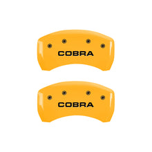 Load image into Gallery viewer, MGP 4 Caliper Covers Engraved Front &amp; Rear MGP Yellow Finish Black Characters 2008 Ford F-150