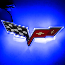Load image into Gallery viewer, Oracle Chevrolet Corvette C6 Illuminated Emblem - Blue