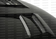 Load image into Gallery viewer, Seibon 08-09 Mitsubishi Lancer (CYA4/5A) DV Style Carbon Fiber Hood