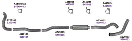 Diamond Eye KIT 4in Turbo Back MRP SGL SS DDG4X4 89-93 Dodge 5.9L Cummins 2500/3500 No Muffler