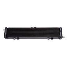 Load image into Gallery viewer, Edelbrock Heat Exchanger Single Pass Dual Row 22 000 Btu/Hr 26 5In W X 5In H X 2 62In D Black