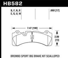 Load image into Gallery viewer, Hawk Brembo Scallped DTC-60 Race Brake Pads