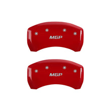 Load image into Gallery viewer, MGP Rear set 2 Caliper Covers Engraved Rear MGP Yellow finish black ch