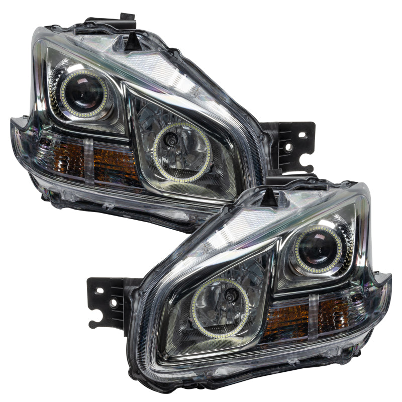 Oracle 09-13 Nissan Maxima SMD HL (Non-HID)-Chrome - ColorSHIFT w/o Controller