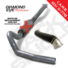 Load image into Gallery viewer, Diamond Eye KIT 4in Catback MRP Single w/ TDP SS 04-05 Chevy/GMC 6.6L Duramax 2500/3500