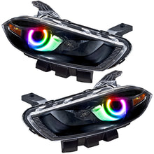 Load image into Gallery viewer, Oracle 13-14 Dodge Dart (HID Style) SMD HL - Black - ColorSHIFT w/ 2.0 Controller